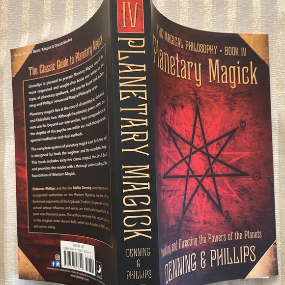 PLANETARY MAGIC BY DENNING & PHILLIPS BOOK NEW PAPERBACK - Picture 2 of 3